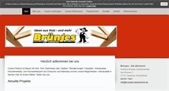 Desktop Screenshot of bruenjes-diezimmerei.de